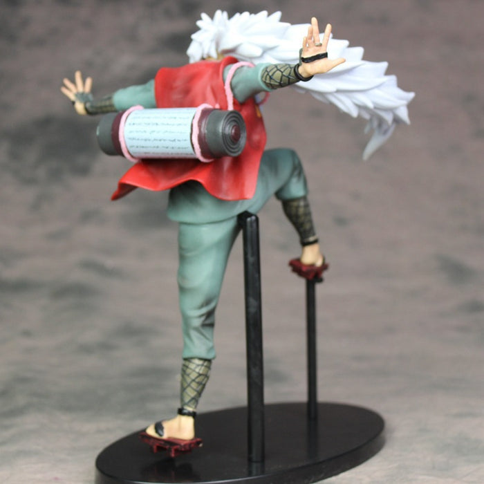 NARUTO SHIPPUDEN Jiraiya with Chief Toad Mount Myōboku Frog GamaBunta Figure