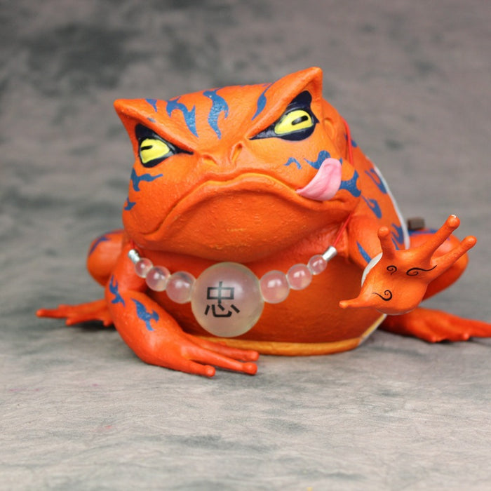 NARUTO SHIPPUDEN Jiraiya with Chief Toad Mount Myōboku Frog GamaBunta Figure