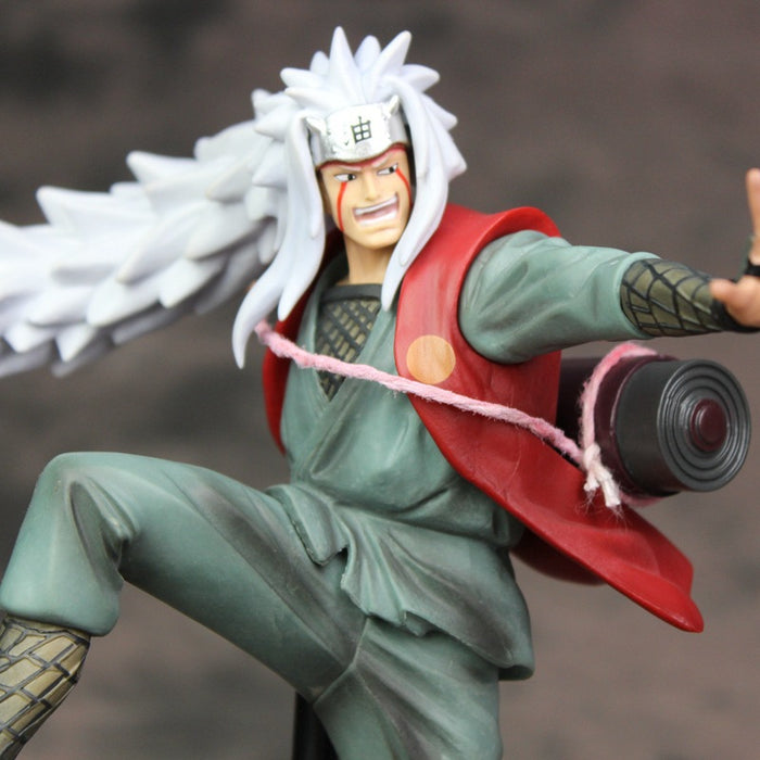 NARUTO SHIPPUDEN Jiraiya with Chief Toad Mount Myōboku Frog GamaBunta Figure