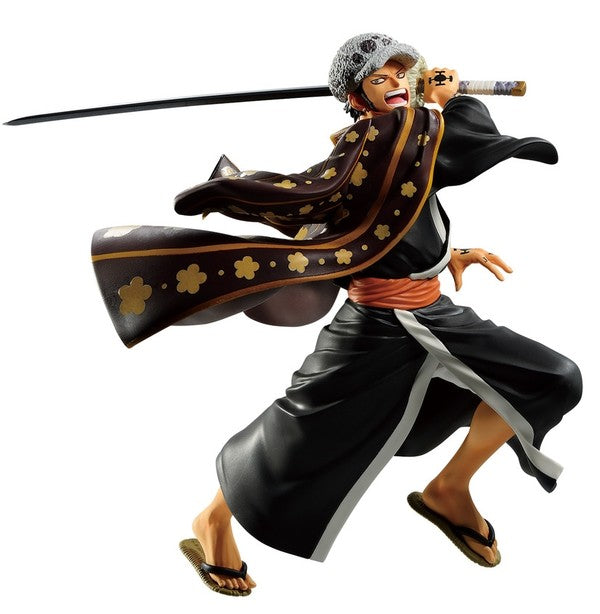 BANDAI One Piece Full Force Prize D Trafalgar D. Water Law Figure Full Blow Ichiban Kuji