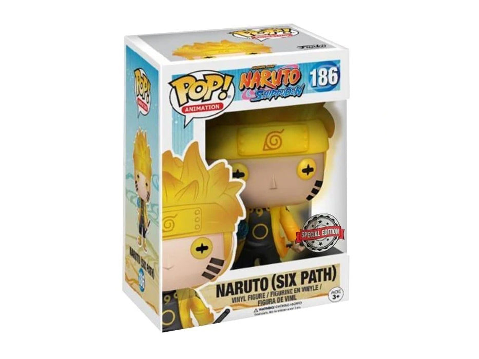 Funko Pop!  Animation: Naruto: Shippuden - Naruto (Six Path) 186 Exclusive Figure