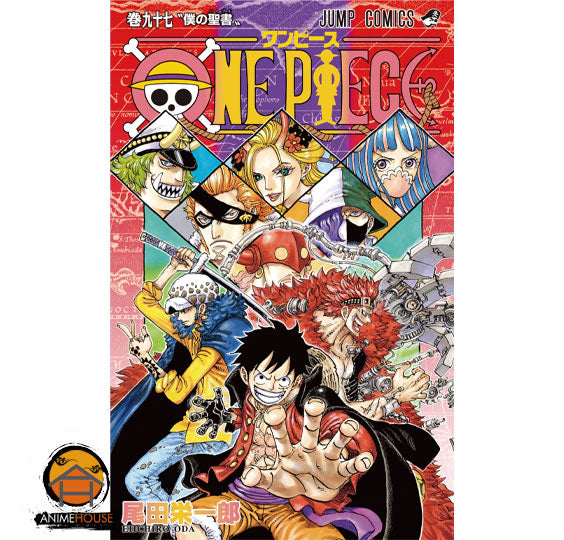 One Piece manga book volumes 1-100.