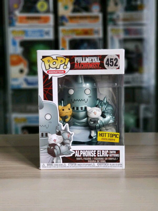 Funko Pop Fullmetal Alchemist 452 - Alphonse w/Kittens Pop! Figure