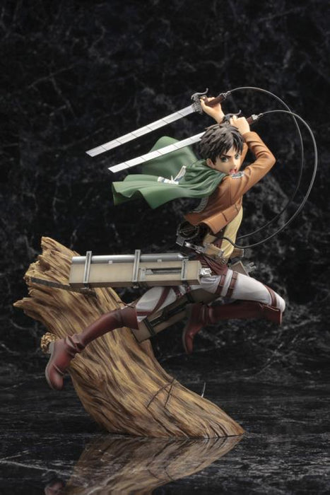 KOTOBUKIYA Attack on Titan ArtFX J Eren Yeager Statue Figure