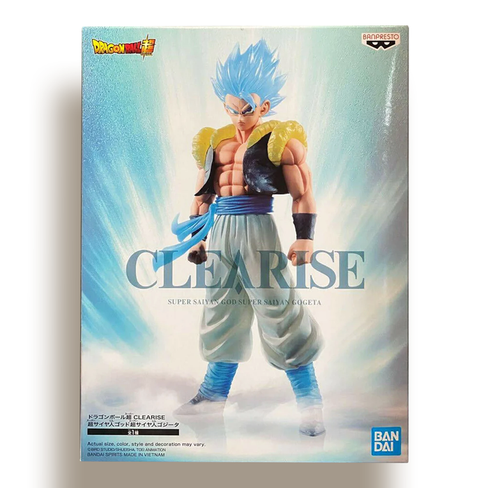 BANDAI BANPRESTO Dragon Ball Super Clearise Super Saiyan God Super Saiyan Gogeta FIGURE