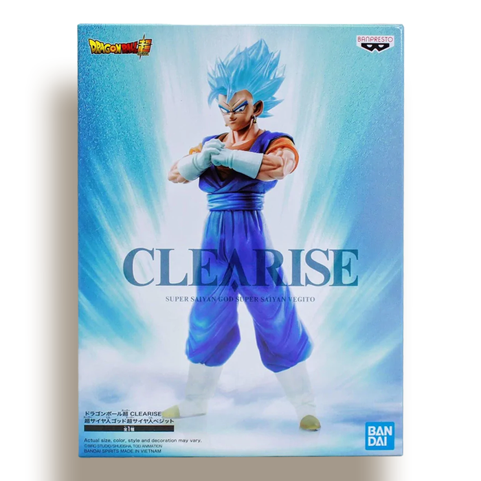 BANDAI BANPRESTO Dragon Ball Super Clearise Super Saiyan God Super Saiyan Vegito FIGURE