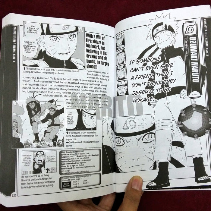 Naruto: The Official Character Data Book MANGA BOOK