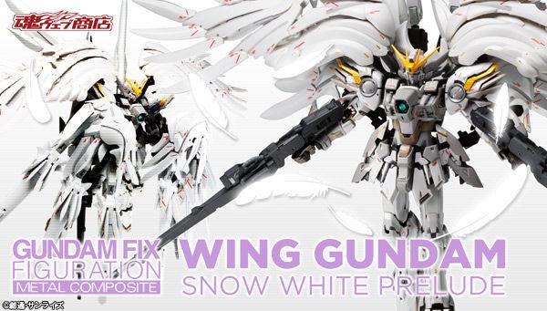 PRE-ORDER GUNDAM FIX FIGURATION METAL COMPOSITE Wing Gundam Snow White Prelude