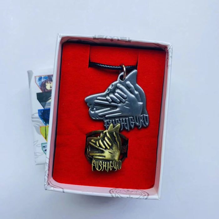 Jujutsu Kaisen - Fushiguro Small 2pc Anime Gift box Set (Ring + Necklace)