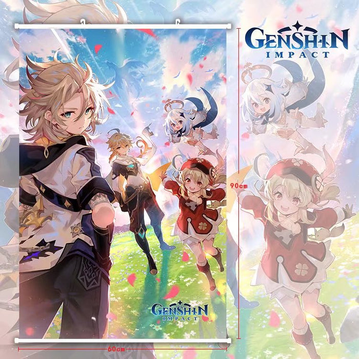 PREMIUM WALL SCROLL - Genshin Impact