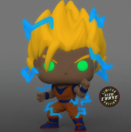 Funko Pop Dragonball Z Super Saiyan Goku Glow Chase 865