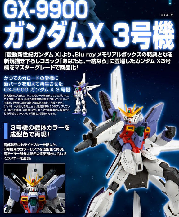 PRE-ORDER MG 1/100 Gundam X3 Limited