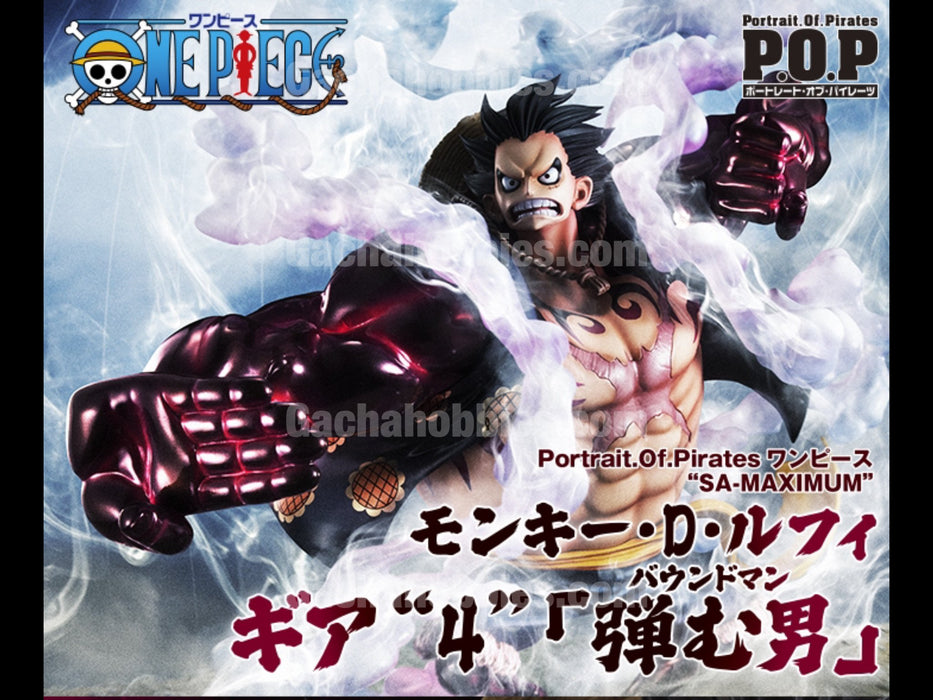 PRE-ORDER Portrait.Of.Pirates One Piece "SA-MAXIMUM" Monkey D. Luffy Gear 4 "Hazumu Otoko" Limited Edition Figure