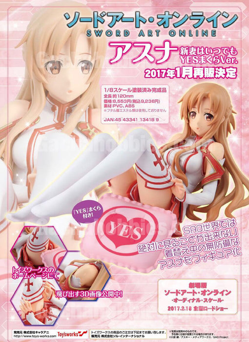 PRE-ORDER Sword Art Online Asuna New Wives Always Say Yes Ver. 1/8 Figure