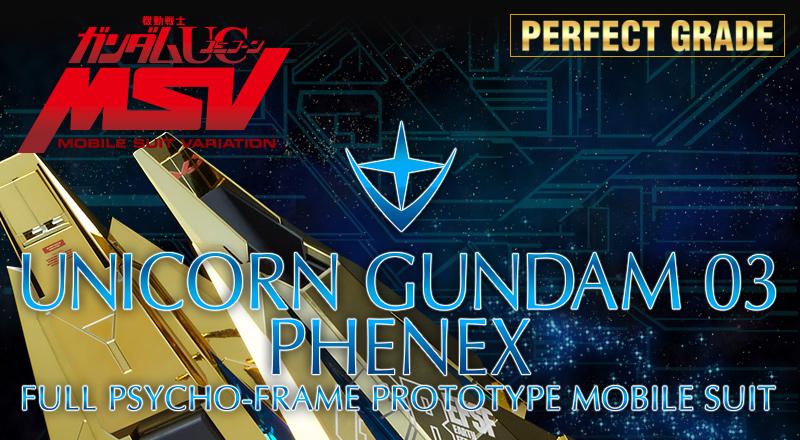 PRE-ORDER PG 1/60 RX-0 Unicorn Gundam No.3 Phoenix Limited Edition