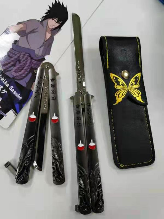 Naruto Anime Butterfly Knife (Blunt Blade - Non sharp).