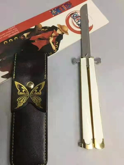 One Piece Anime Butterfly Knife (Blunt Blade - Non sharp).