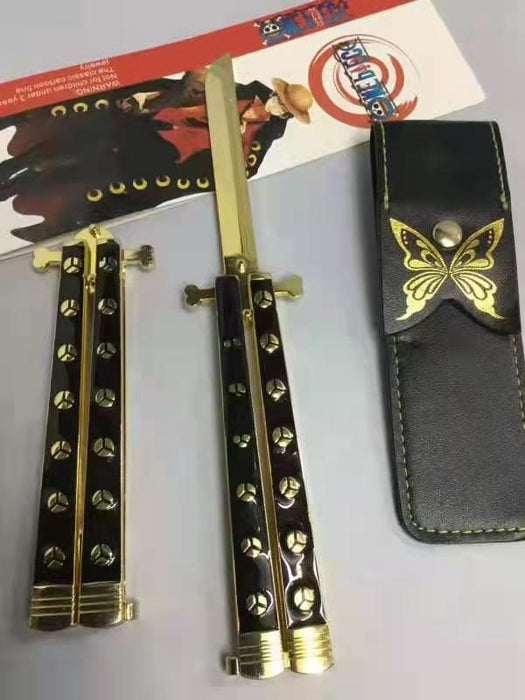 One PIece Anime Butterfly Knife (Blunt Blade - Non sharp).