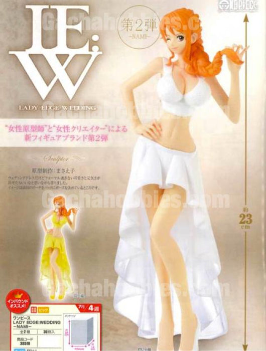 Banpresto CRANEKING One Piece Lady Edge Wedding Nami Figure