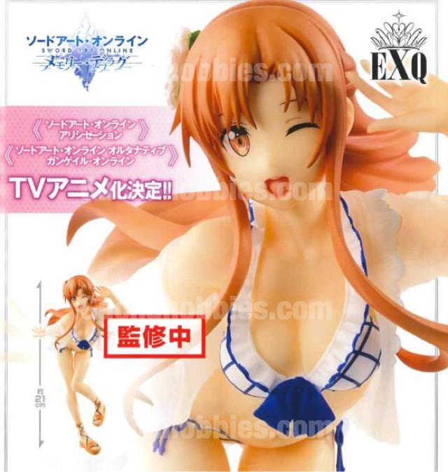 PRE-ORDER EXQ Sword Art Online Memory Defrag Swimming Suit Asuna Figure