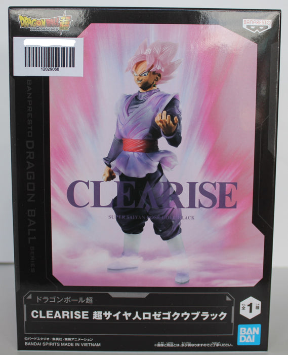 BANDAI BANPRESTO Dragon Ball Super Clearise Super Saiyan Rose Goku Black FIGURE