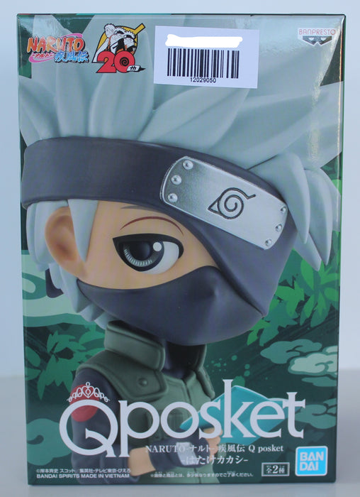 BANDAI BANPRESTO Naruto Shippuden Q Posket Hatake Kakashi Version A FIGURE