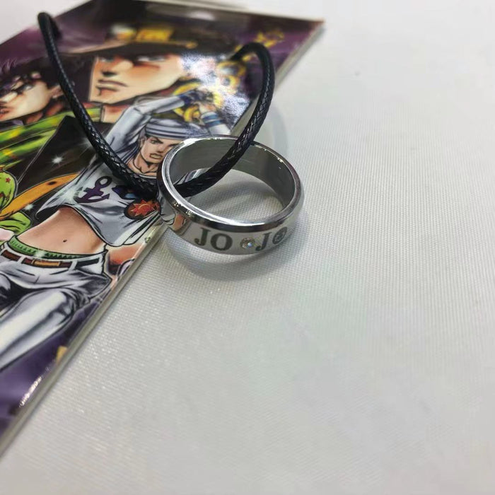 Jojo's Bizarre Adventure Ring Necklace