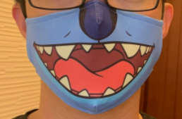 Anime Face Masks with Filter/Nose Clip/Adjustable Length