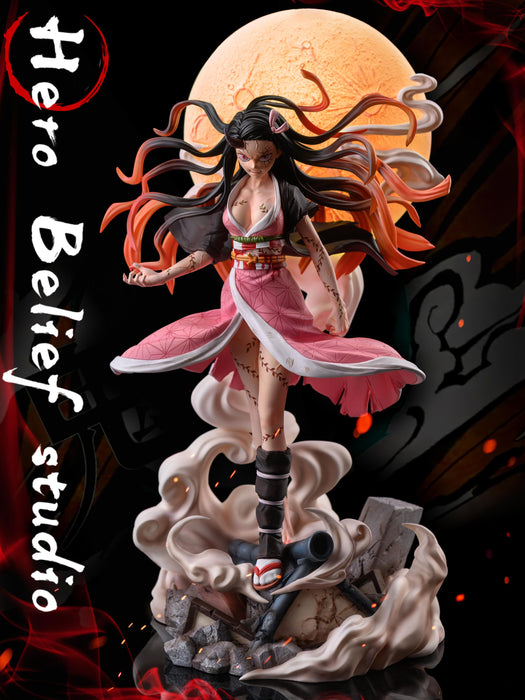 GK Garage Kit Resin Figure Demon Slayer Kamado Nezuko Demon Form (Hero Belief Studio)