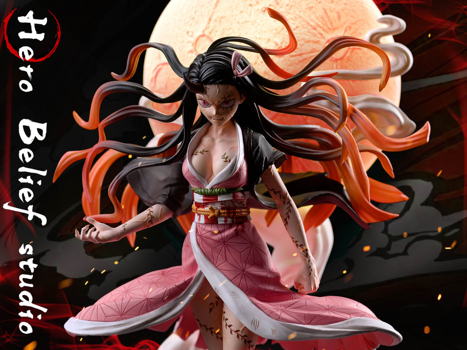 GK Garage Kit Resin Figure Demon Slayer Kamado Nezuko Demon Form (Hero Belief Studio)