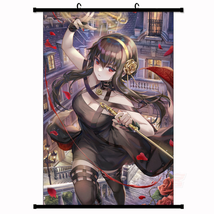 Wall Scroll - spy x family Yor Forger