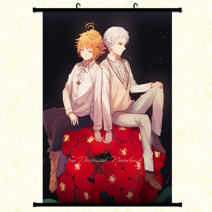 Wall Scroll - The Promised Neverland Emma & Leo Crawford