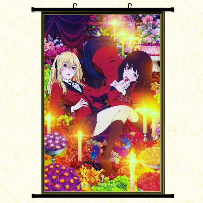 Wall Scroll - Kakegurui – Compulsive Gambler Yumeko Jabami & Mary Saotome