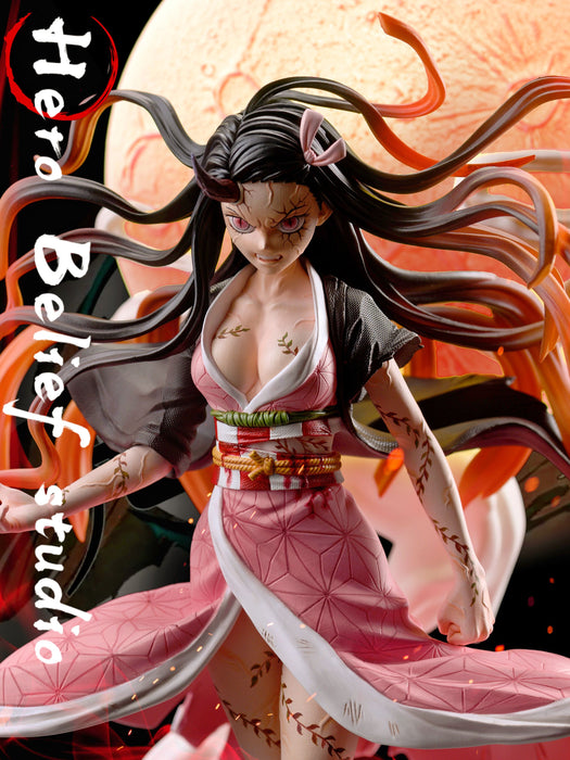 GK Garage Kit Resin Figure Demon Slayer Kamado Nezuko Demon Form (Hero Belief Studio)