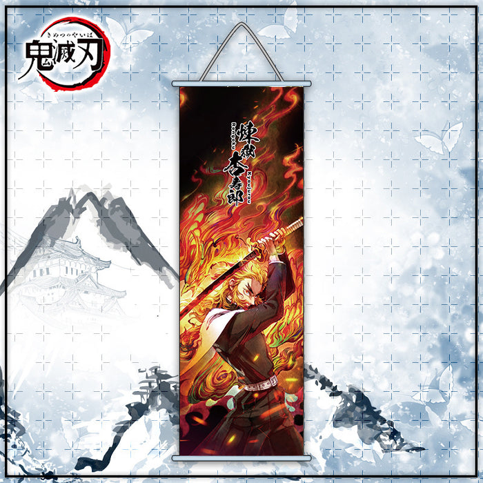 Mini Wall Scroll - Demon Slayer Rengoku