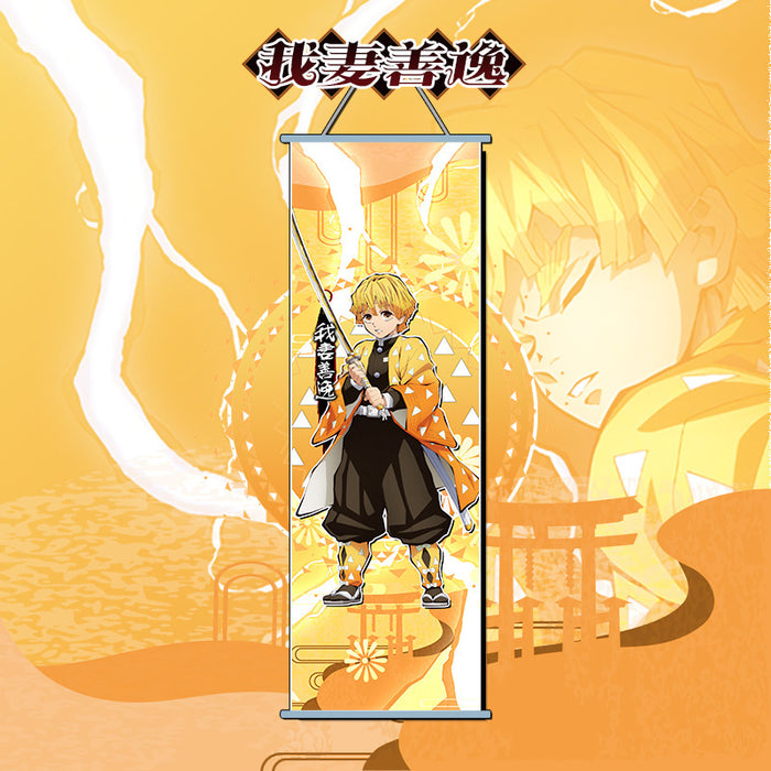 Mini Wall Scroll - Demon Slayer Zenitsu