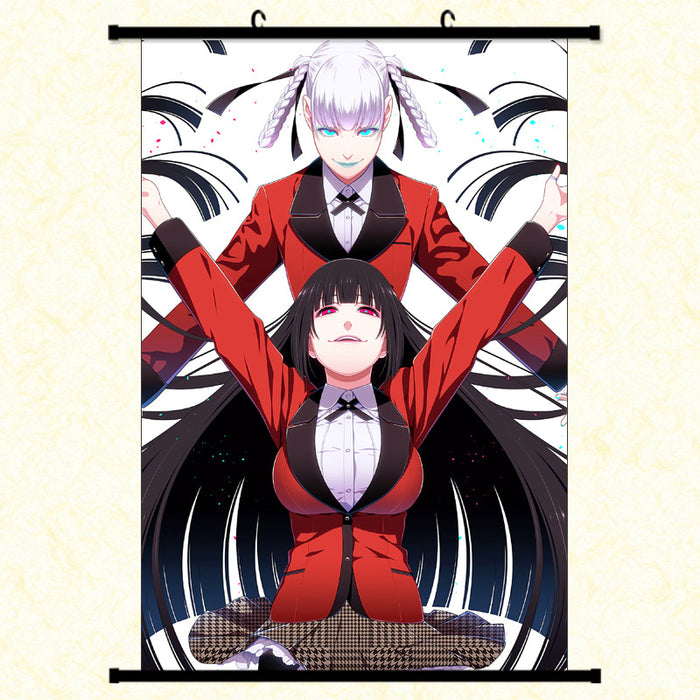 Wall Scroll - Kakegurui – Compulsive Gambler Kirari Momobami & Yumeko Jabami