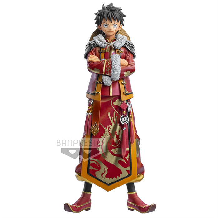 BANDAI BANPRESTO LIMITED EDITION ONE PIECE CHINESE VERSION LUFFY SAIL DXF THE GRANDLINE MEN VOL.1 FIGURE