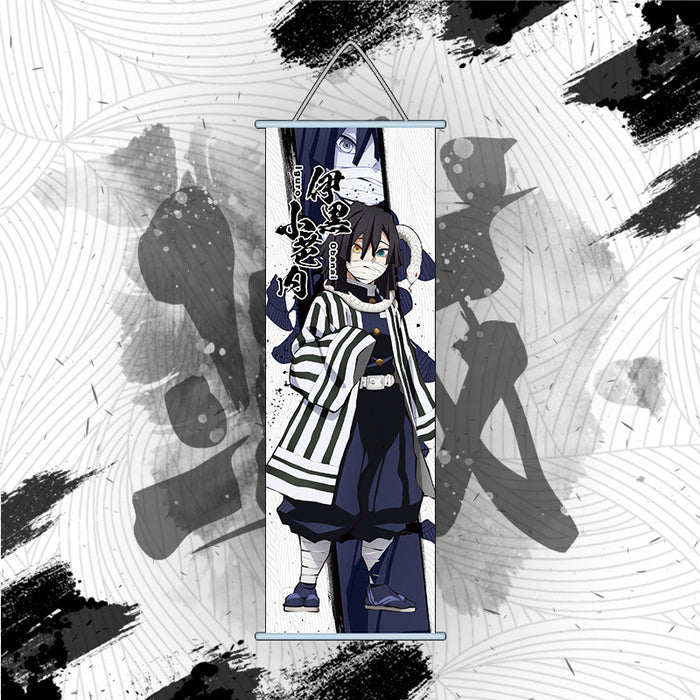 Mini Wall Scroll - Demon Slayer Obanai Iguro