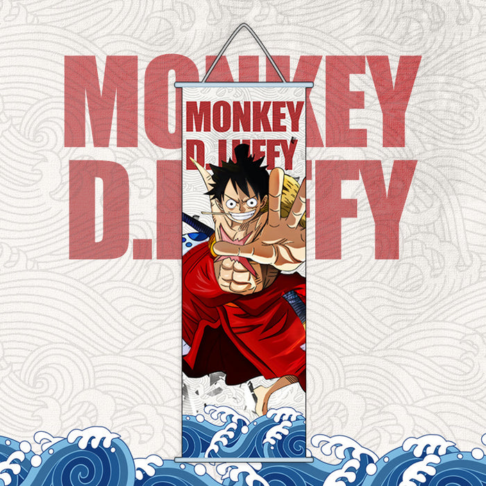 Mini Wall Scroll - One piece Monkey D.Luffy