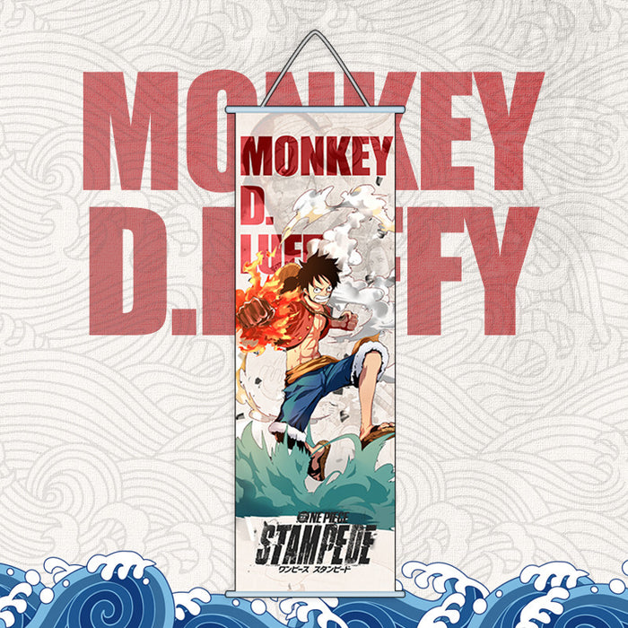 Mini Wall Scroll - One piece Monkey D.Luffy