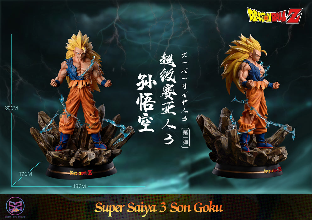 GK Garage Kit Resin Figure Starry Sky Studio - Dragon Ball - Super Saiyan 3 Son Goku