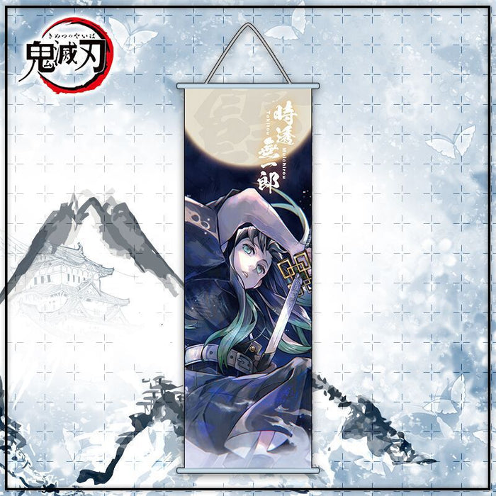 Mini Wall Scroll - Demon Slayer Muichirou