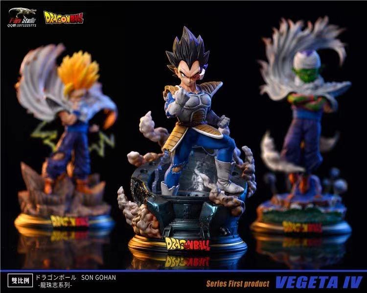 GK Garage Kit Resin Figure Dragon Ball T-Rex Studio Vegeta WCF Mega Resin Statue