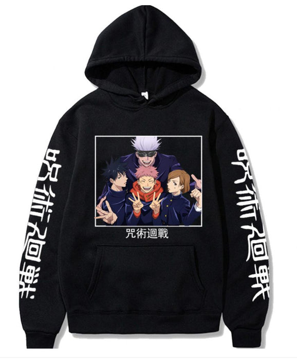 jujutsu kaisen group photo jumper HOODIE