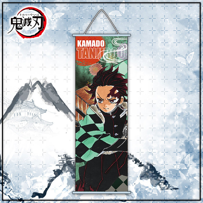 Mini Wall Scroll - Demon Slayer Tanjiro