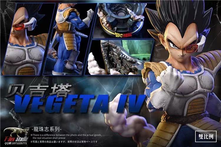 GK Garage Kit Resin Figure Dragon Ball T-Rex Studio Vegeta WCF Mega Resin Statue