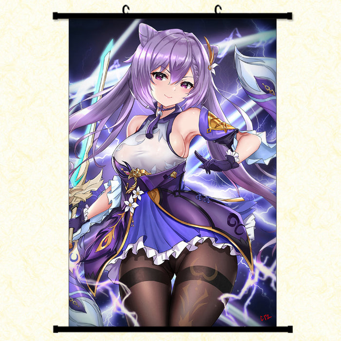 Wall Scroll - Genshin Impact KeQing