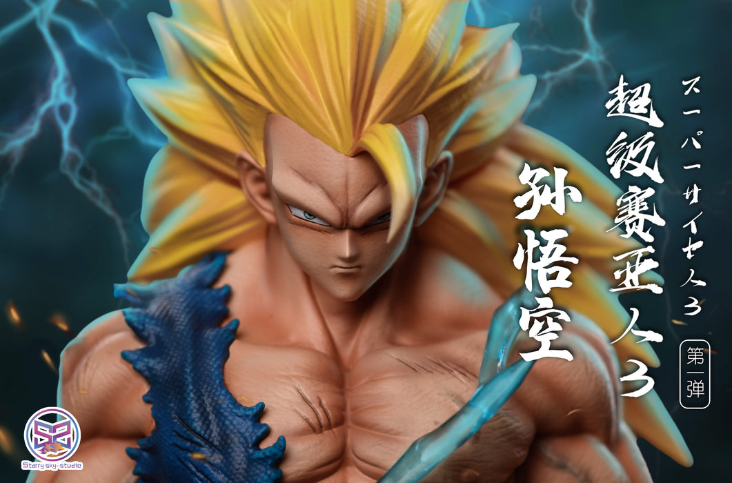 GK Garage Kit Resin Figure Starry Sky Studio - Dragon Ball - Super Saiyan 3 Son Goku