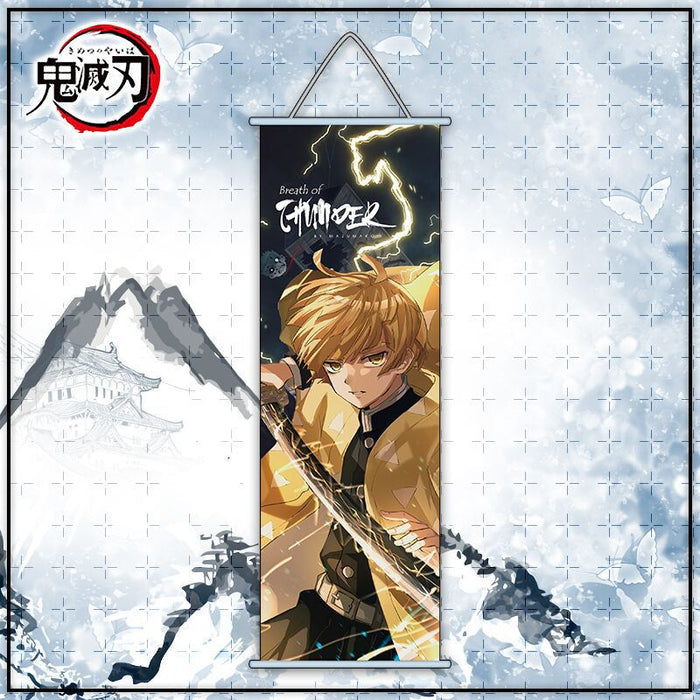 Mini Wall Scroll - Demon Slayer Zenitsu